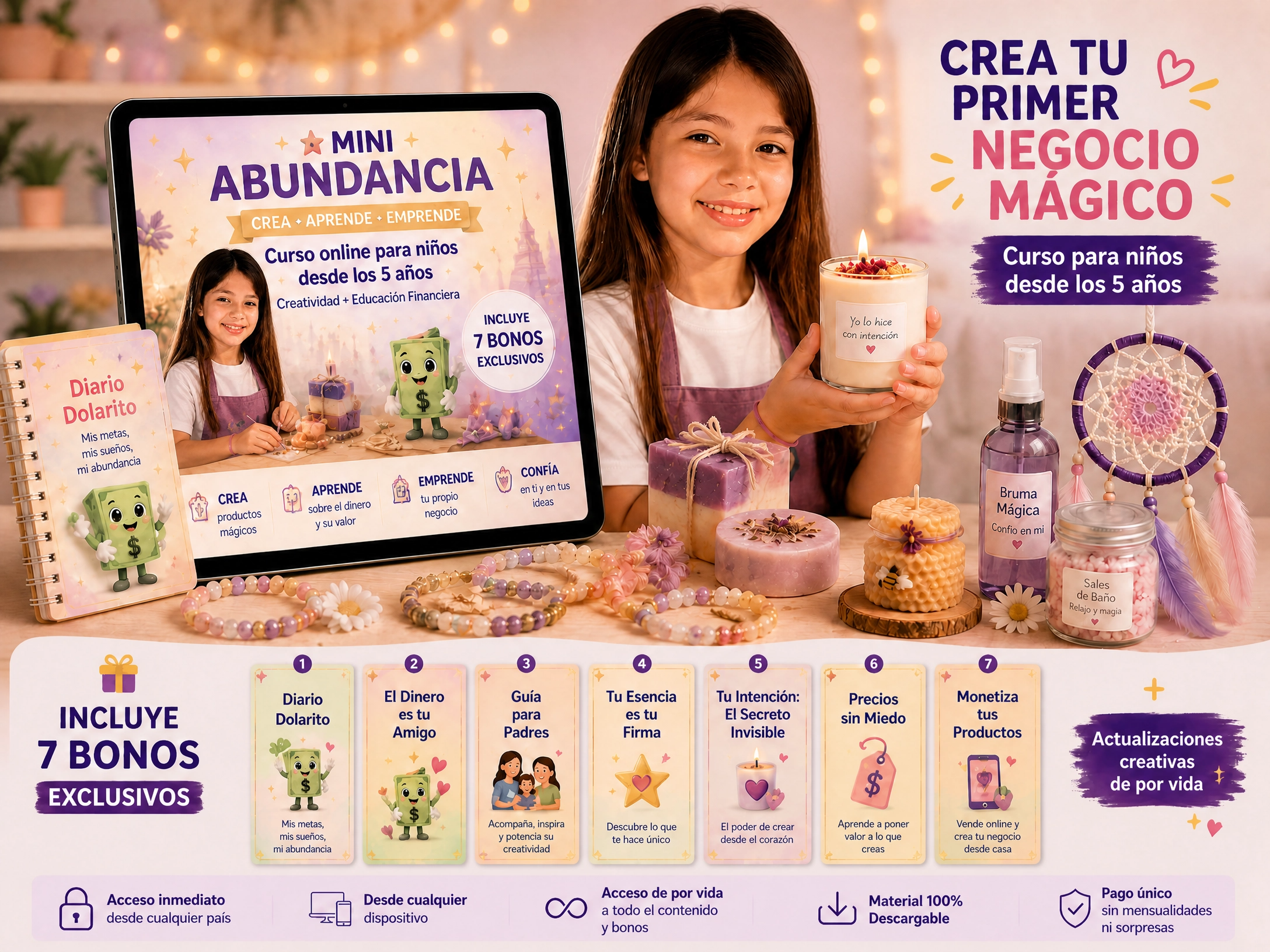 Como crear el primer negocio creativo de tu hij@ 😍